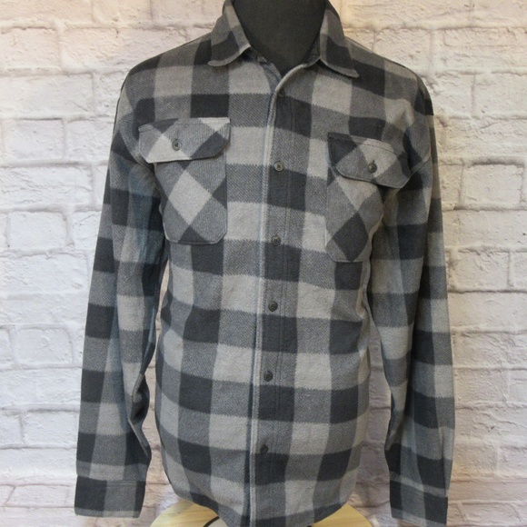 Wrangler Other - Wrangler Soft Brushed Gray Plaid Flannel